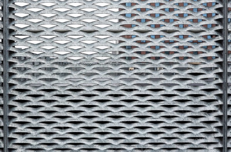 Leuven, Flemish Brabant, Belgium, 12 18 2021: Abstract close up of a metal grid with patterns, Europe