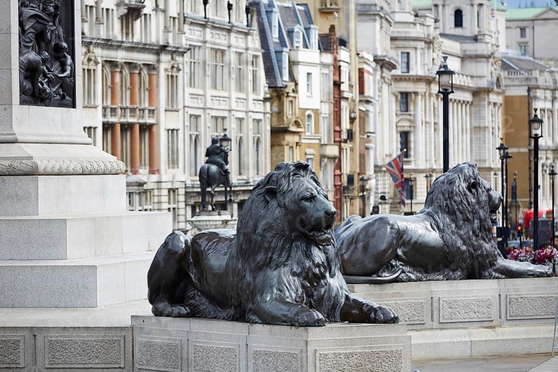 London Trafalgar Square in UK england