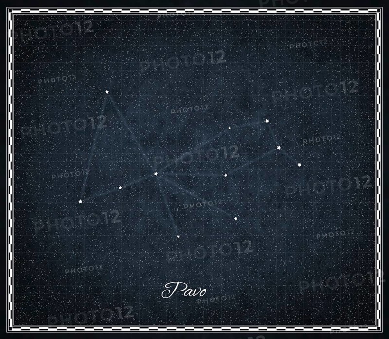 Pavo star constellation, Night sky, Cluster of stars, Deep space, Peacock constellation