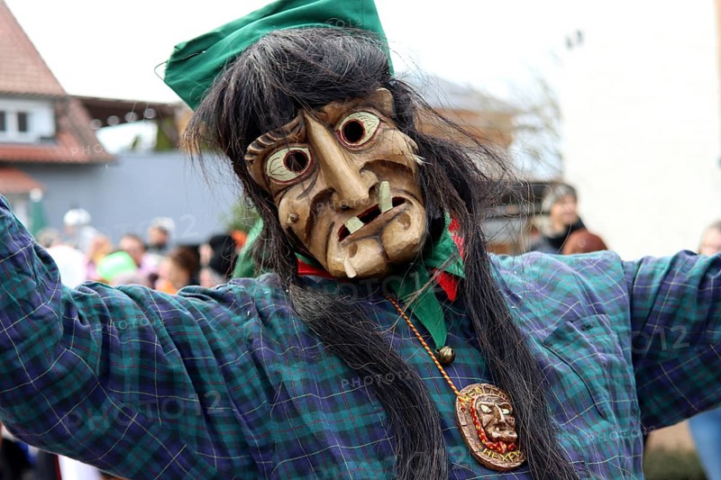 Large Swabian-Alemannic carnival parade
