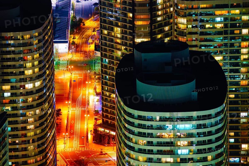 Yokohama night view. Shooting Location: Yokohama-city kanagawa prefecture