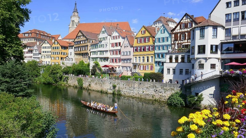 Punting trip on the Neckar in Tübingen