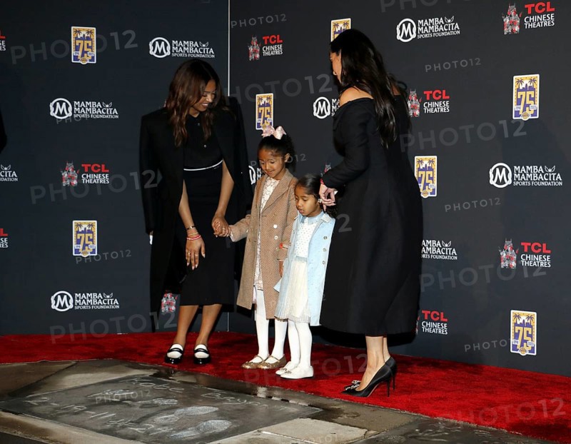 Vanessa Bryant, Natalia Diamante Bryant, Capri Kobe Bryant and Bianka Bella Bryant at Kobe Bryant hand and footprint ceremony held at the TCL Chinese Theater in Hollywood, USA on March 15, 2023., Los Angeles, California, USA, North America