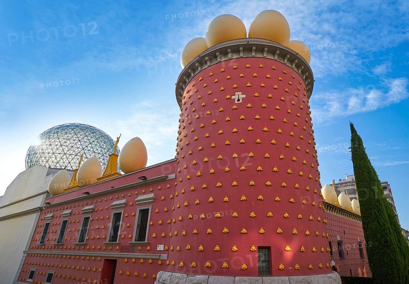 Salvador Dali museum in Figueres figueras of Catalonia Spain