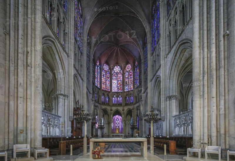 Saint-Pierre-et-Saint-Paul de Troyes Gothic Cathedral, Troyes, Aube department, Grand Est region, France, Europe