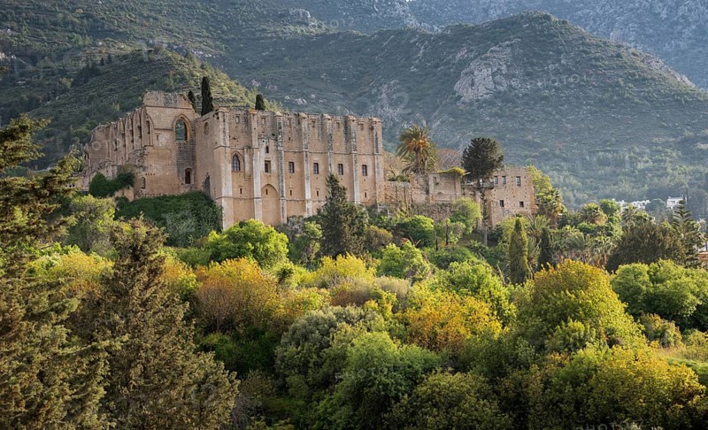 Famous Bellapais abbey at Kerynia distric in Northen Cyprus