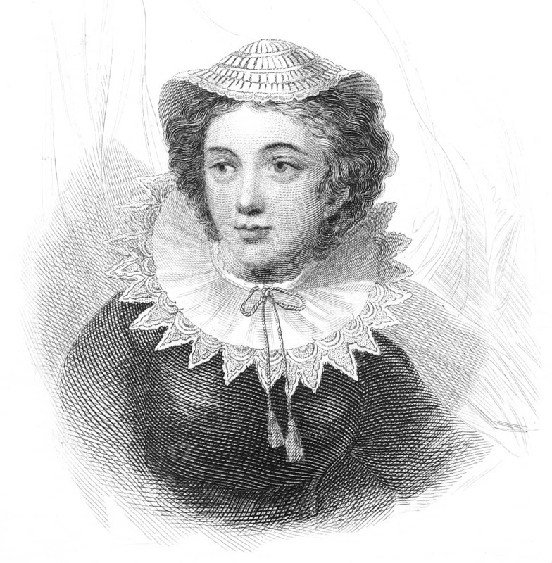 Mary I (1542-1587) on engraving from the 1800s. Queen of Scotland during 1542-1567