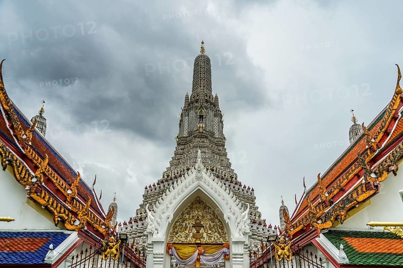 Wat Pole Han Temple (Thailand Bangkok). Shooting Location: Bangkok, Thailand, Asia