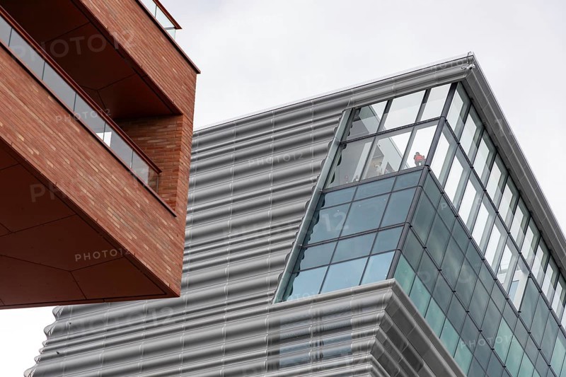 A picture of the last floors of the Munch Museum