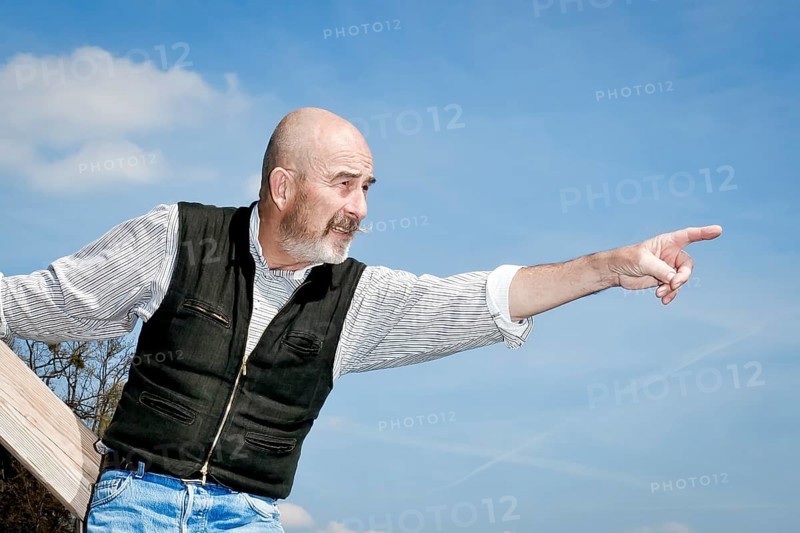 An old man with a grey beard