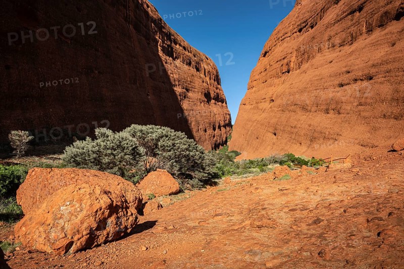 Kata Tjuta, formerly The Olgas, Walpa Gorge Area, Uluru-Kata Tjuta National Park, Northern Territory, Australia, Oceania