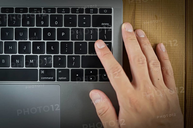 Keyboard image of stylish laptop. Shooting Location: Yokohama-city kanagawa prefecture