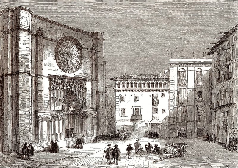 Santa Maria del Mar, Stadtteil Ribera, Barcelona, Spanien, 18. Jahrhundert