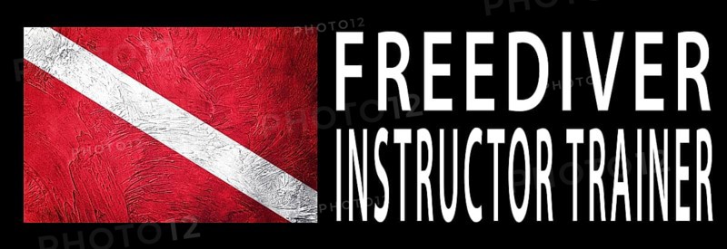 Freediver Instructor Trainer, Diver Down Flag, Scuba flag, Scuba Diving