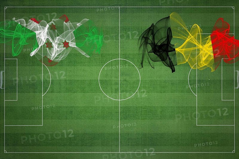 Burundi vs Belgium Soccer Match, national colors, national flags, soccer field, football game, Competition concept, Copy space