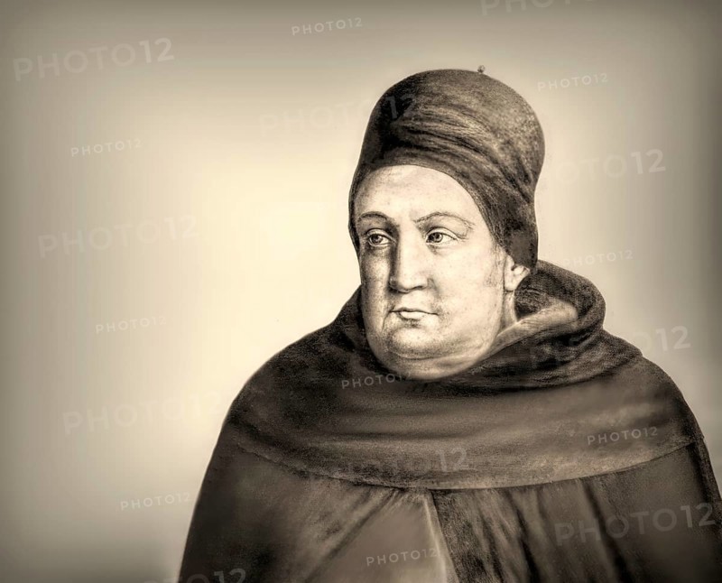 Thomas Aquinas, Thomas von Aquin, Tommaso d'Aquino, c.?1225 – 1274, Italian Dominican friar and priest, philosopher, theologian, and a jurist in the tradition of scholasticism, digitally edited