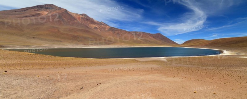 Laguna Miniques in the Atacama Desert in Chile