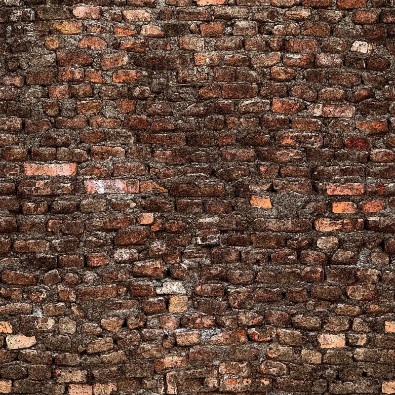 Seamless dark grunge brick wall texture showing deterioration, creating a vintage or industrial backdrop.Belarus