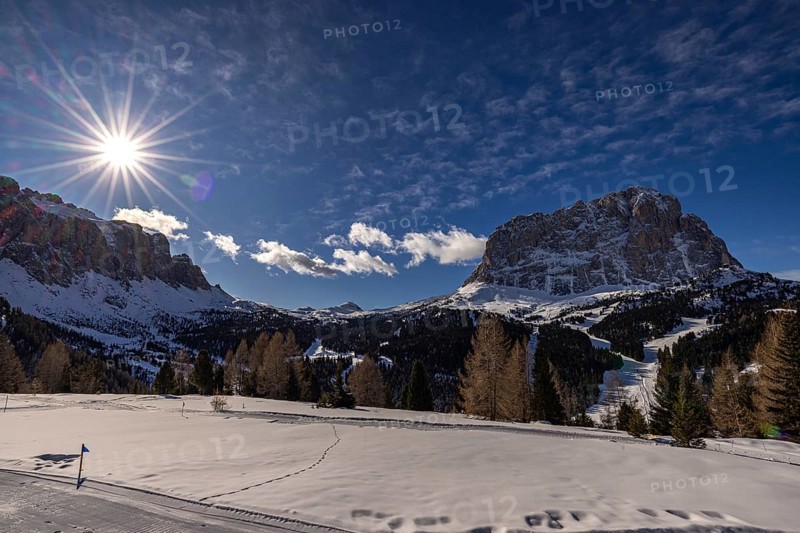 Sella Group and Sassolungo, South Tyrol, Italy, Europe