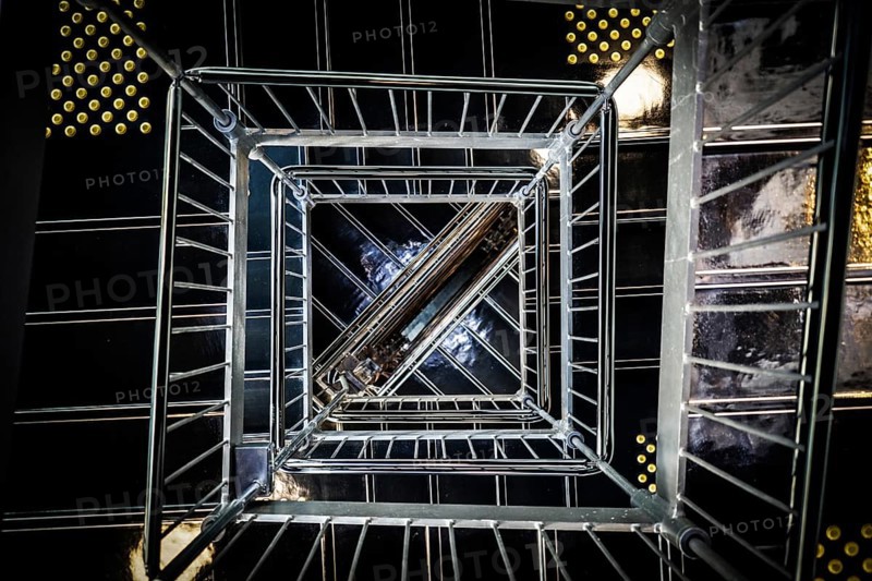 Spiral staircase of image. Shooting Location: Sendai, Miyagi Prefecture