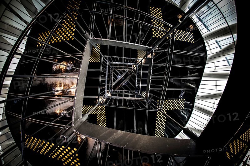 Spiral staircase of image. Shooting Location: Sendai, Miyagi Prefecture