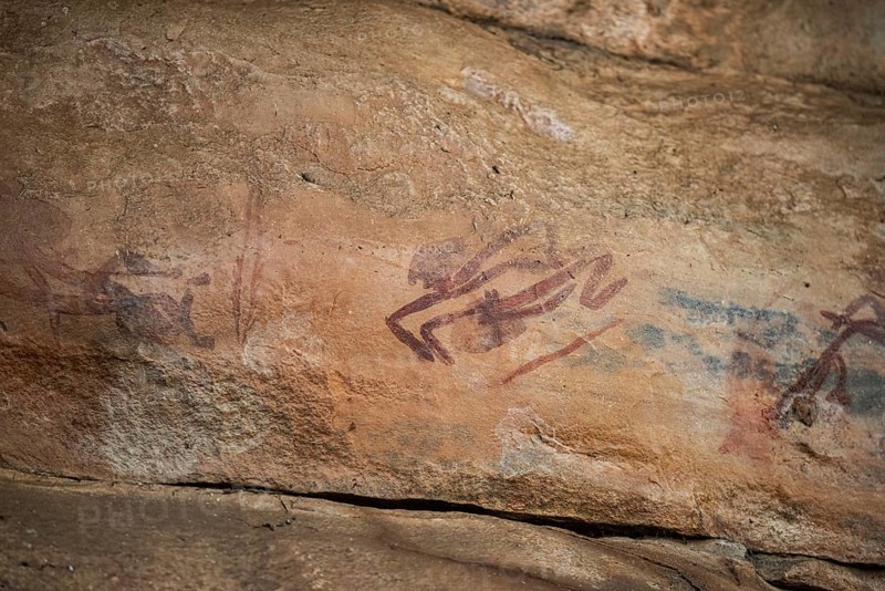 Aboriginal rock carvings, Kadadu National Park, Ubirr, or Obiri Rock, Northern Territory, Australia, Oceania