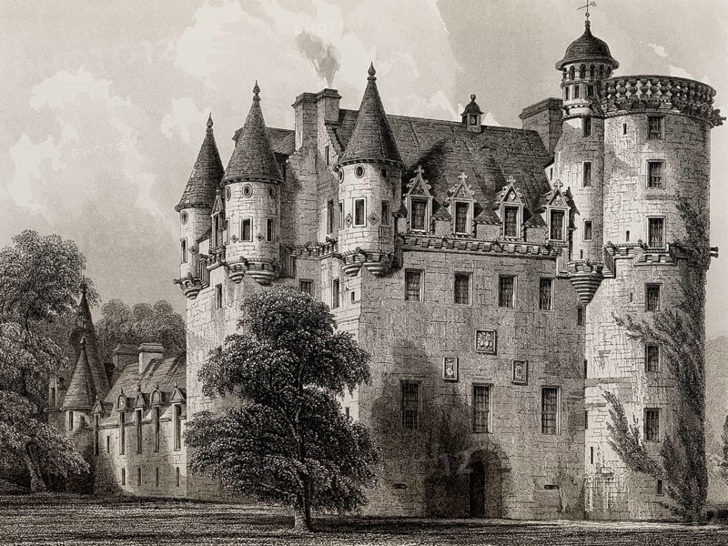 Castle Fraser, near Kemnay, Aberdeenshire, Scotland, United Kingdom, Europe