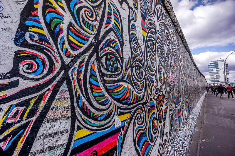 Muro de Berlín, Berliner Mauer-, Berlin, Alemania