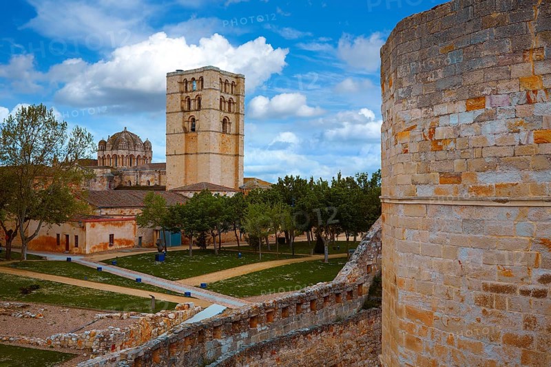 Zamora Cathedral in Spain by Via de la Plata way to Santiago