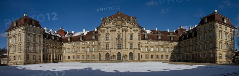 Panorama of Pommersfelden Castle, Bavaria, Germany Pommersfelden, Germany, Europe