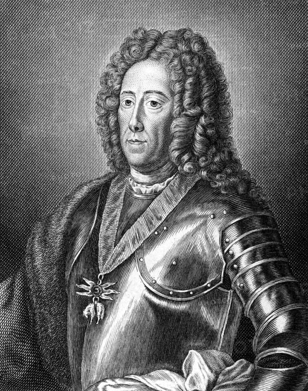 Eugen von Savoyen (1663-1736) on engraving from 1859. One of the most successful military commanders in modern European history. Engraved by unknown artist and published in Meyers Konversations-Lexikon, Germany, 1859, Europe