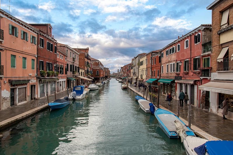 Rio dei Vetrai on Murano Island, District of Venice, Italy, Europe