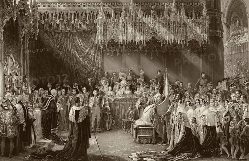 Coronation of Queen Victoria, Westminster Abbey, 1838