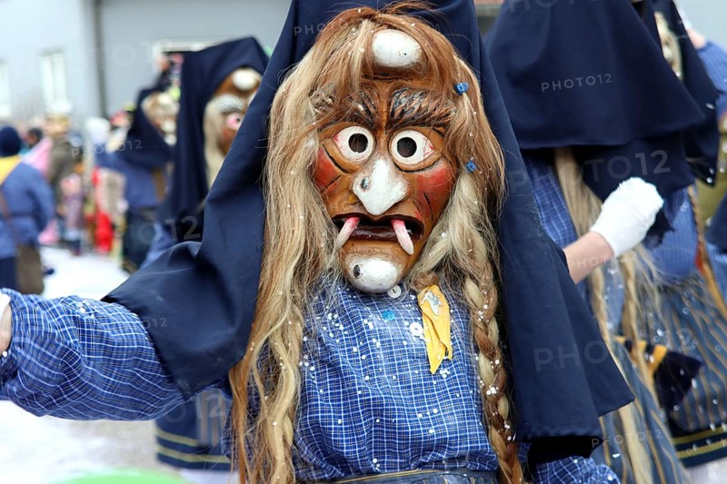 Large Swabian-Alemannic carnival parade