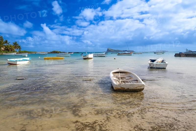 Beach, Beach, Cap Malheureux, North coast, Indian Ocean, Island, Mauritius, Africa