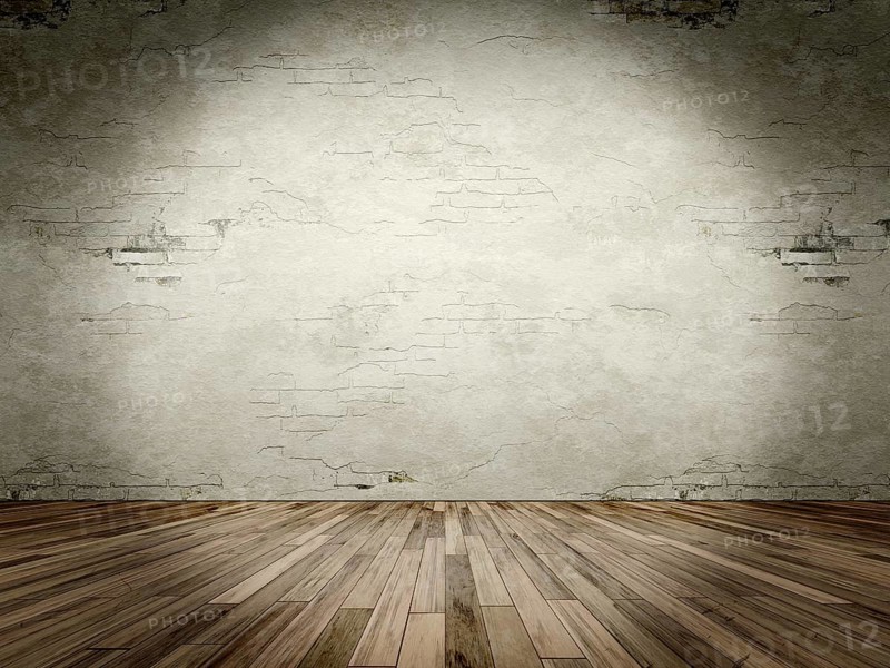 An image of a grunge room with a spot light