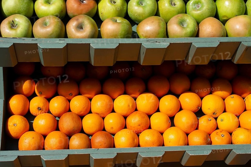 Fresh oranges suitable for juice, strudel