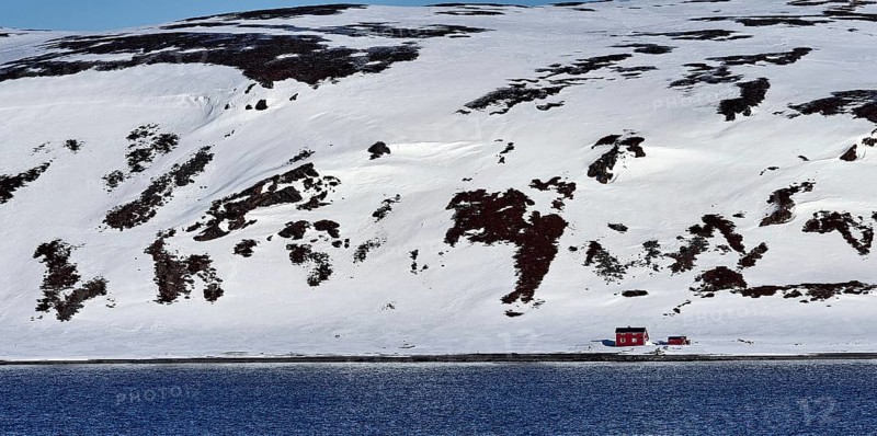 Solitary home in the beautiful isolation of Norway above the Arctic Circle