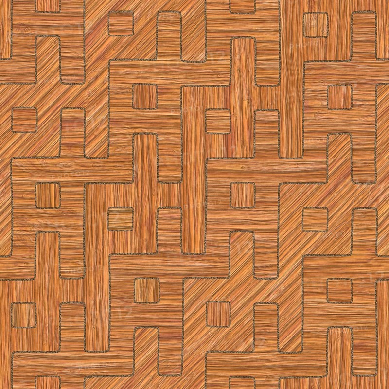 Irregular abstract seamless tileable wood background parquet pattern