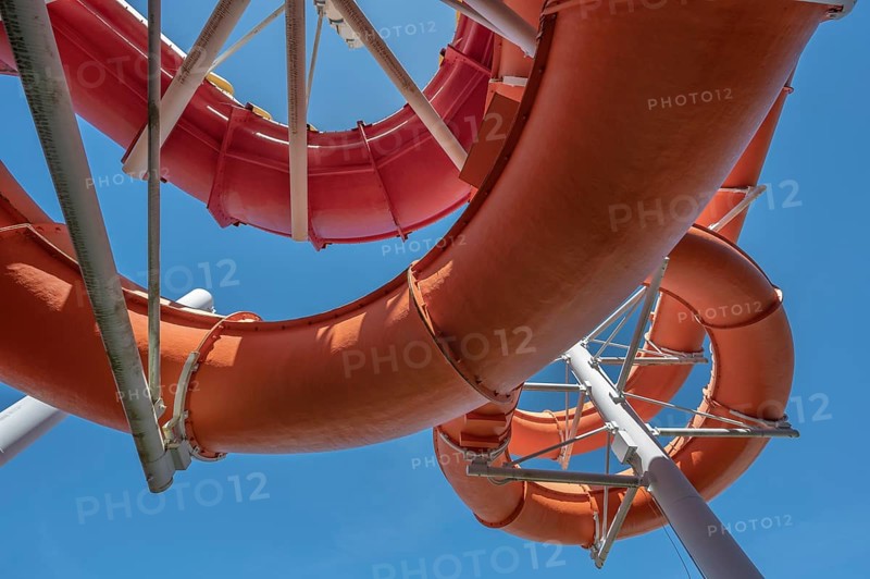 Giant slide at Indor Spielparadies Wonnemar, Sonthofen, Allgäu, Swabia, Bavaria Germany