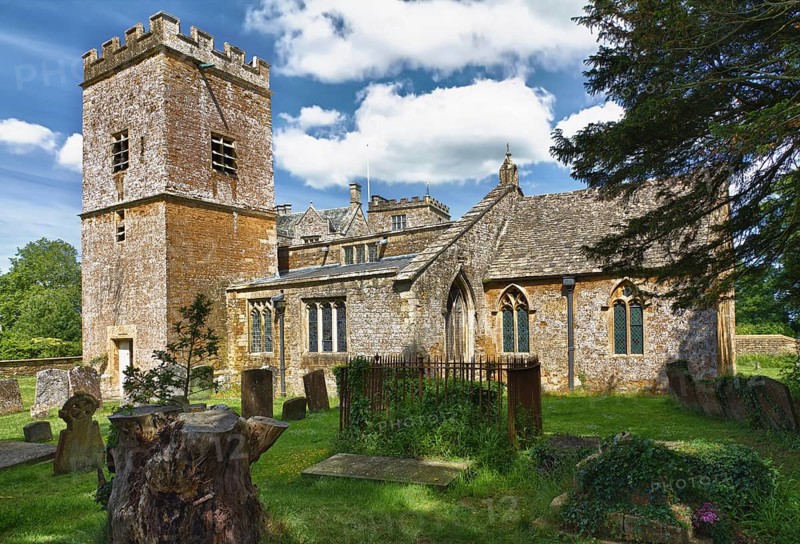 St. Mary Church in Cotswolds, Chastleton, UK