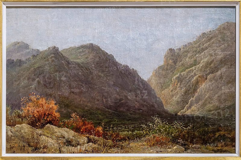 Estret de Ternelles, 1882, Joan O Neille Rosinyol, oil on canvas, pollensa museum, Majorca, Balearic Islands, Spain, Europe
