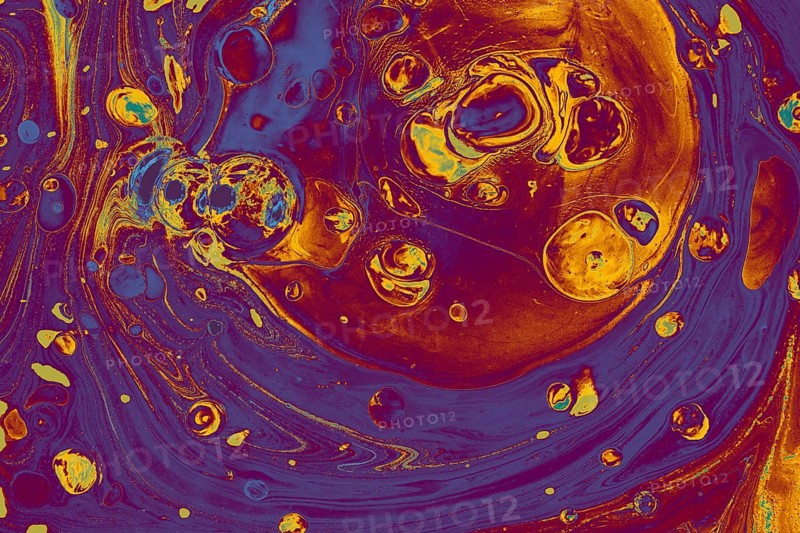 Traditional Ottoman Turkish abstract marbling art patterns as background