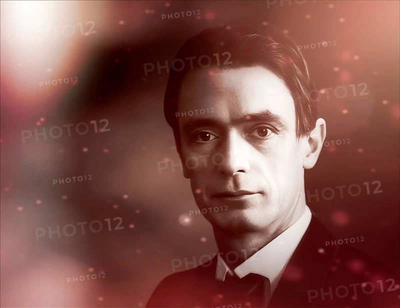 Rudolf Joseph Lorenz Steiner, 1861 – 1925, Austrian occultist, social reformer, architect, esotericist claimed clairvoyant, digitally edited
