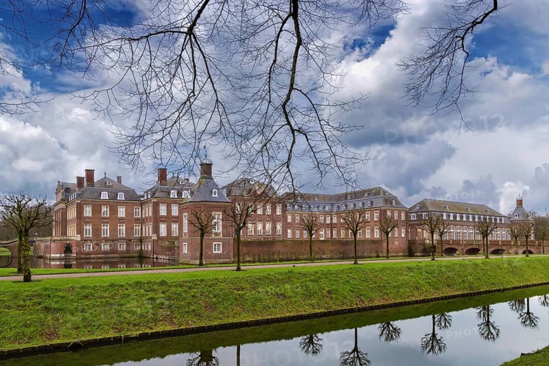 Nordkirchen palace is situated in the town of Nordkirchen in North Rhine Westphalia, Germany, Europe