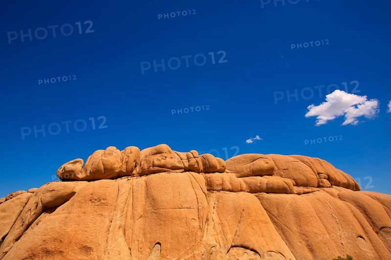 Joshua Tree National Park Jumbo Rocks in Yucca valley Mohave Desert California USA