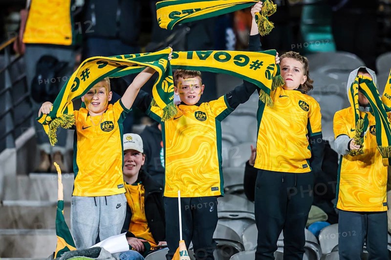 MELBOURNE, AUSTRALIA, JULY 14 : Fans as Australia plays France in the World Cup 2023 Send Off friendly match on 14th July 2023