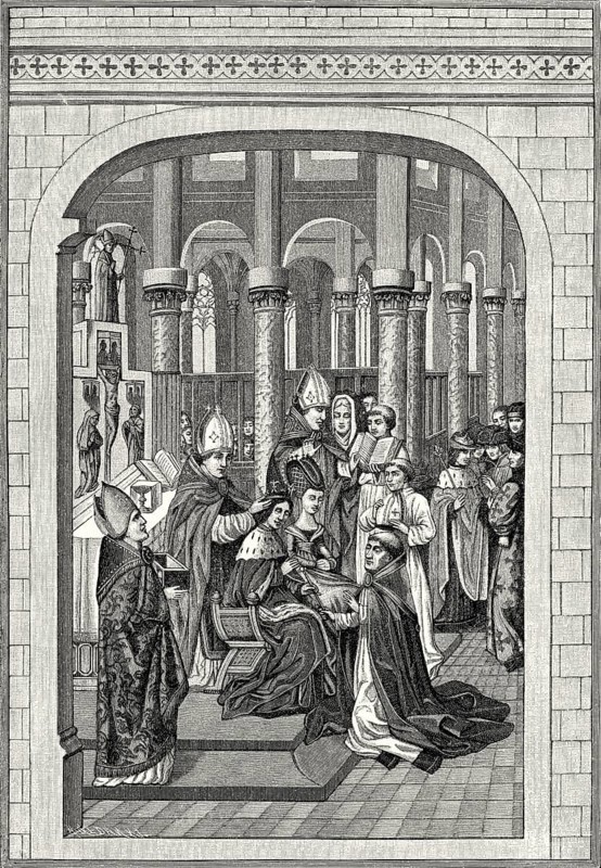 Coronation of Charles V of France, 1316-1378, King of Bohemia, Holy Roman Emperor