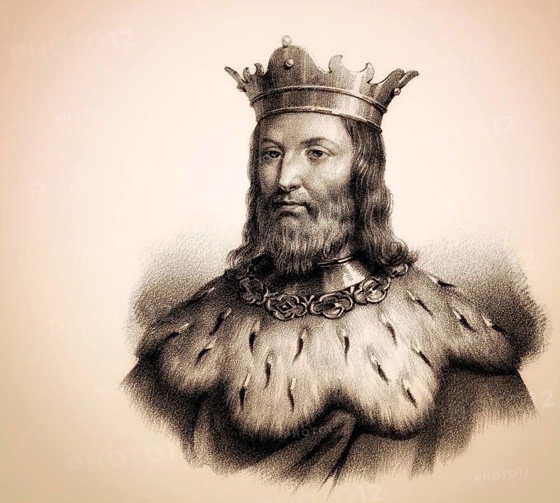 Clovis, Chlodovechus, Chlodwig I., Chlodowech, 466-511, King of the Franks of the Merovingian dynasty, digitally edited
