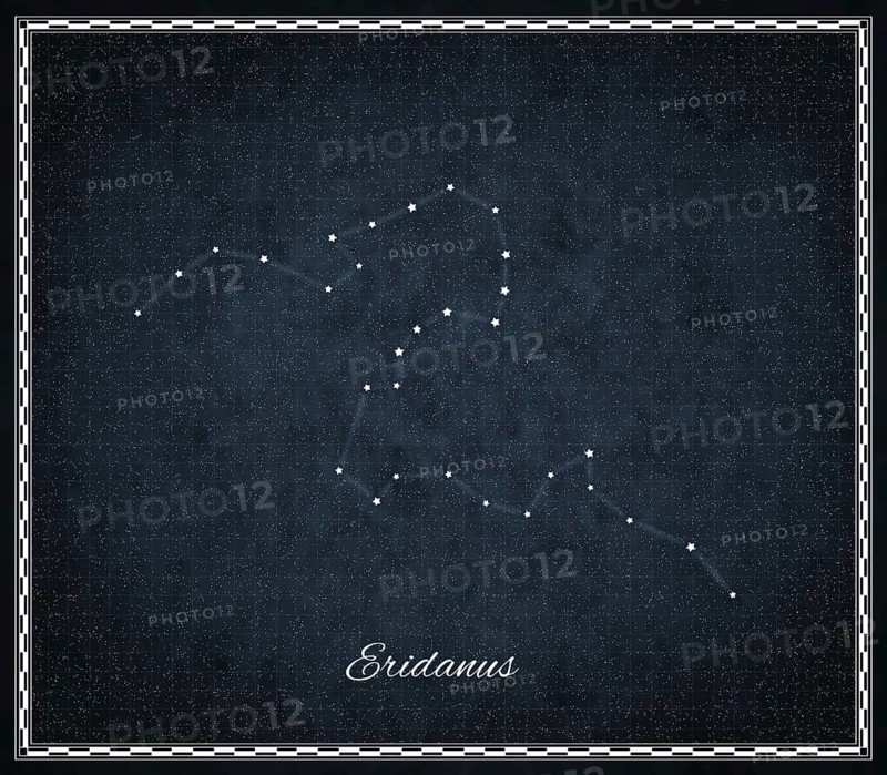 Eridanus star constellation, Night sky, Cluster of stars, Deep space, Celestial River constellation